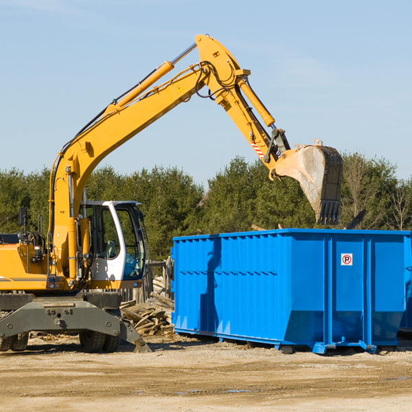 what happens if the residential dumpster is damaged or stolen during rental in Sandborn IN